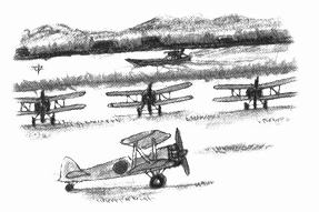 �񖇉H���̔�s�@