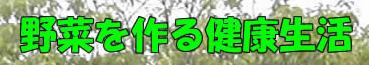野菜を作る健康生活