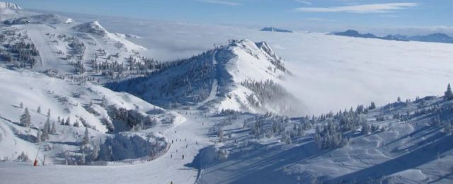 ヨーロッパアルプスのスキー場