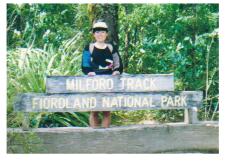 Milford Track signpost