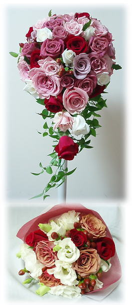 バラとオリーブのブーケ〜roseu0026olive〜 - ウェディング