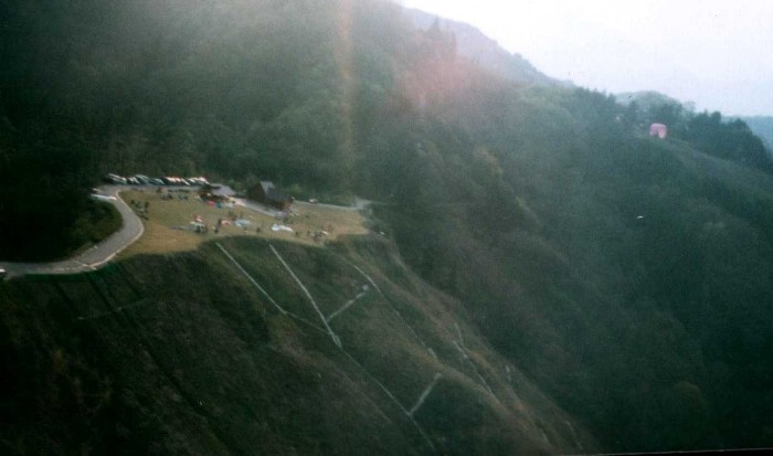 生坂エリアテイクオフを上から