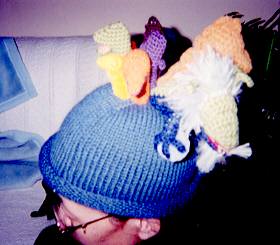 This is the maker who is wearing the knitted cap of gThe 9 headed dragonh.