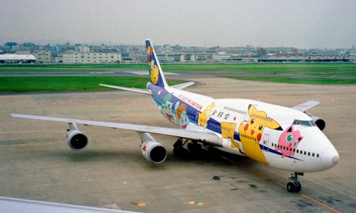 Masa's photo (ANA B747-400Dポケモンジェット'98)