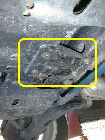 フロントジャッキアップポイント