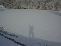 �Ζʂɉf�鎩���̉e