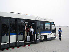 アメリカ旅行記/ ロサンゼルス国際空港のシャトルバス