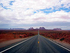 アメリカ旅行記 モニュメントバレー/Monument Valley フォレストガンプが走るのをやめた道 