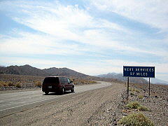 アメリカ旅行記/ Death Valley(デスバレー） 次のガススタまで57マイル。 