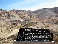アメリカ旅行記/ Death Valley(デスバレー） artists palette(