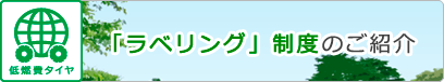 転がり抵抗性能とウェットグリップ性能の両性能をグレーディングシステム(等級制度)に基づく表示を行い、情報提供を段階的に開始します。