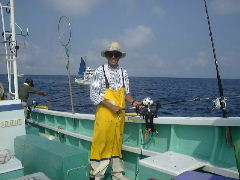 今回も釣りを企画して下さった月さん。