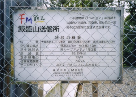 FM802�ѐ��R���M�� �{�݂̊T�v